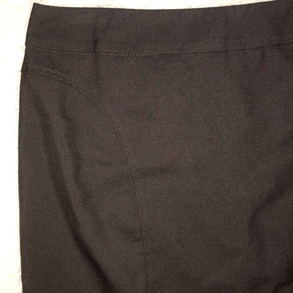 Ruffle Side Skirt Sexy Dark Brown Size 14 - Picture 4 of 7